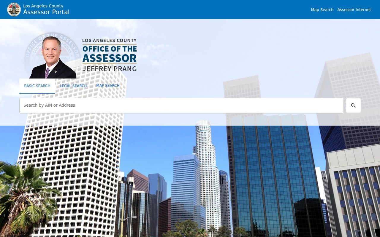 La Mirada residents directory Assessor Portal search by AIN or address